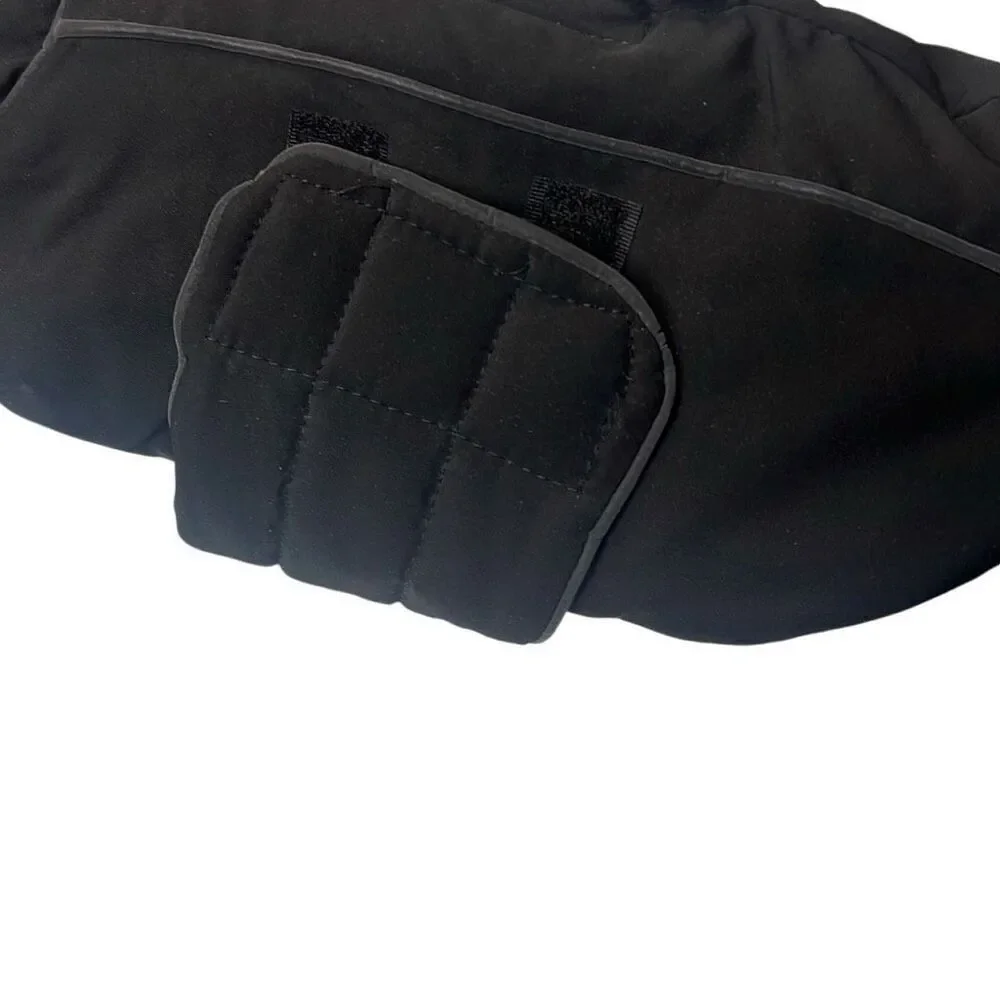 New Zara dog quilted winter black jacket coat teacup size
